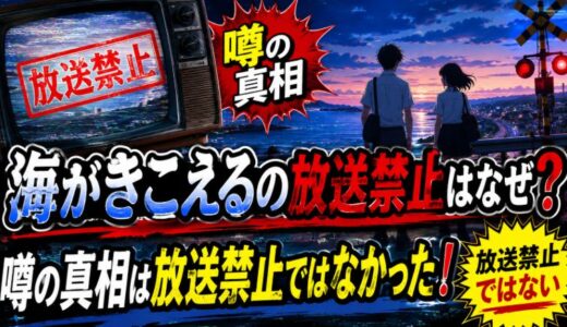 海がきこえるの放送禁止はなぜ？噂の真相は放送禁止ではなかった！